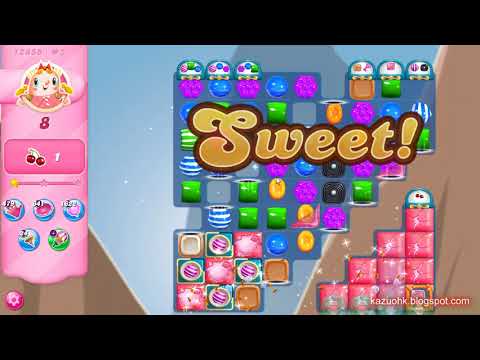 Candy Crush Saga Level 12855 (2nd version, NO boosters)