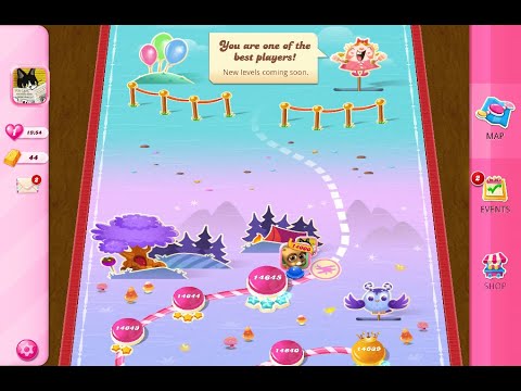 Candy Crush Saga Level 14645 (Weekly Last Level, Sugar stars)