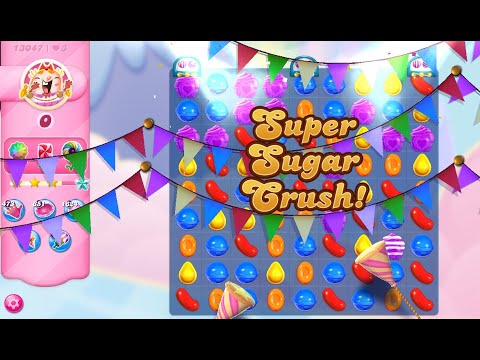 Candy Crush Saga Level 13047 (3 stars, NO boosters)