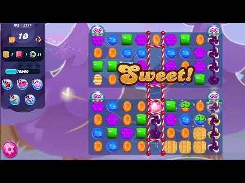 Candy Crush Saga LEVEL 7587 NO BOOSTERS (second version)