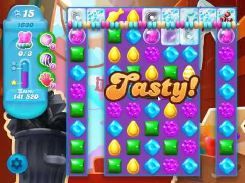 Candy Crush Soda Saga Level 1630 - NO BOOSTERS