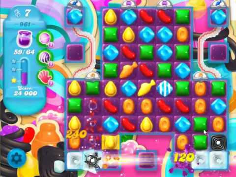 Candy Crush Soda Saga Level 961 - NO BOOSTERS