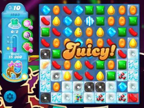 Candy Crush Soda Saga Level 1603 - NO BOOSTERS