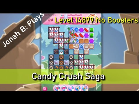 Candy Crush Saga Level 14879 No Boosters