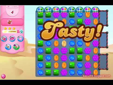 Candy Crush Saga Level 11062 (3 stars, No boosters)