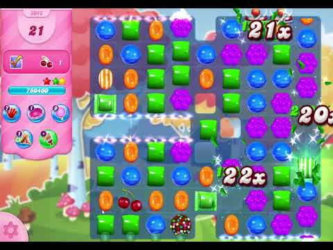 Candy Crush Saga Level 3043 NO BOOSTERS