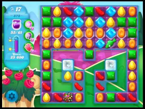 Candy Crush Soda Saga Level 878 - NO BOOSTERS