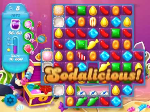 Candy Crush Soda Saga Level 1072 - NO BOOSTERS