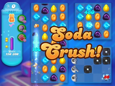 Candy Crush Soda Saga Level 2031 (3 stars, NO boosters)