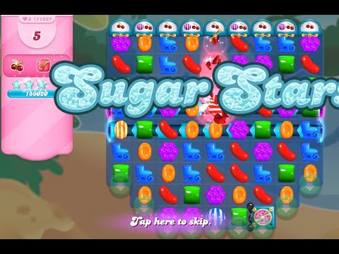 Candy Crush Saga Level 11227 (Sugar stars, No boosters)