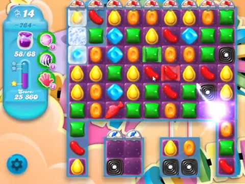 Candy Crush Soda Saga Level 764 - NO BOOSTERS