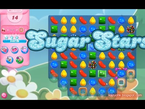 Candy Crush Saga Level 11581 (Sugar stars, No boosters)