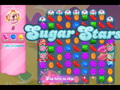 Candy Crush Saga Level 13997 (Sugar stars, NO boosters)