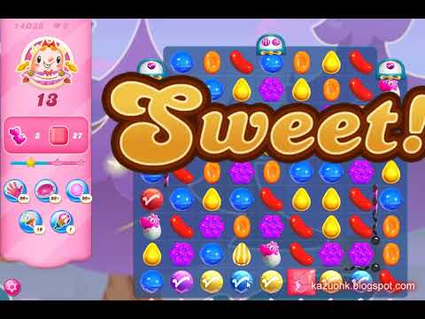 Candy Crush Saga Level 14038 (3 stars, NO boosters)