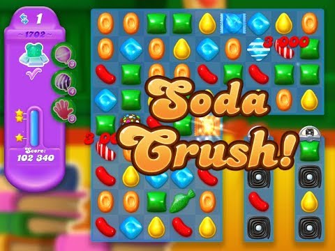 Candy Crush Soda Saga Level 1702 (3 stars, No boosters)