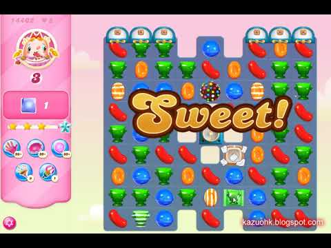 Candy Crush Saga Level 14402 (3 stars, NO boosters)