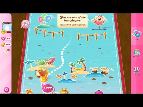 Candy Crush Saga LAST Level 8990 NO BOOSTERS