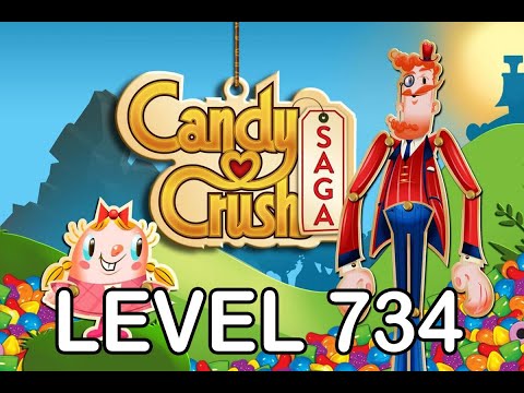 Candy Crush Saga Level 734 - AppLevelHelper.com