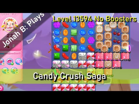 Candy Crush Saga Level 13594 No Boosters