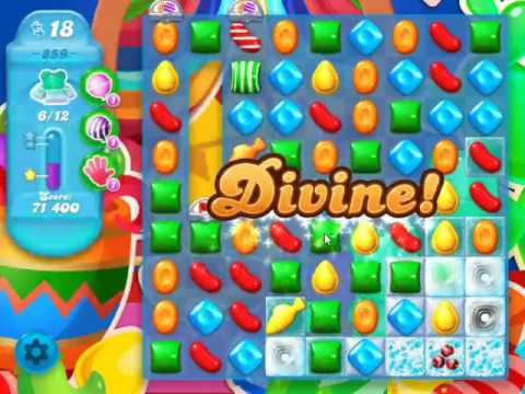 Candy Crush Soda Saga Level 859 - NO BOOSTERS