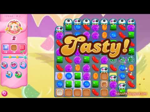 Candy Crush Saga Level 12946 (3 stars, Impossbile without boosters in 2nd version)