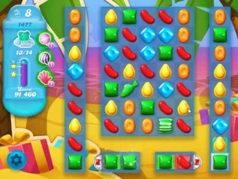 Candy Crush Soda Saga Level 1477 - NO BOOSTERS