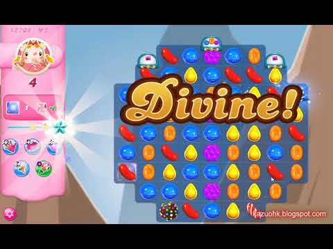 Candy Crush Saga Level 12708 (3 stars, No boosters)