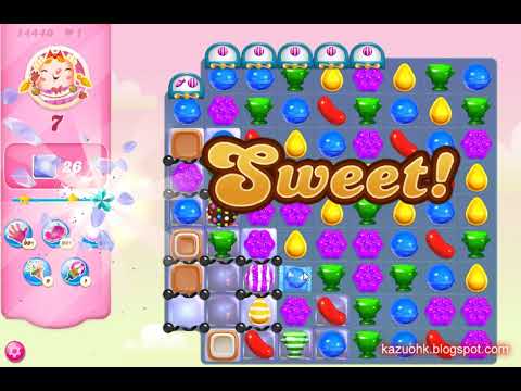 Candy Crush Saga Level 14440 (3 stars, NO boosters)