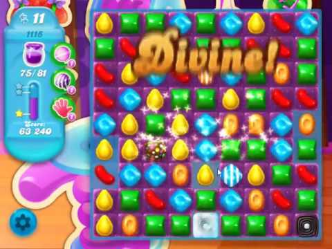 Candy Crush Soda Saga Level 1115 - NO BOOSTERS