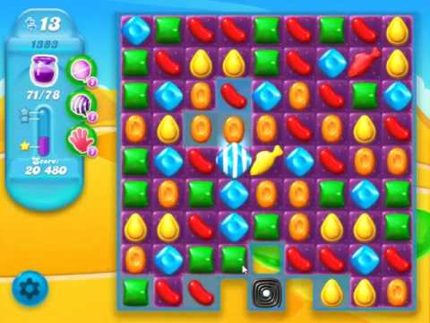 Candy Crush Soda Saga Level 1383 - NO BOOSTERS