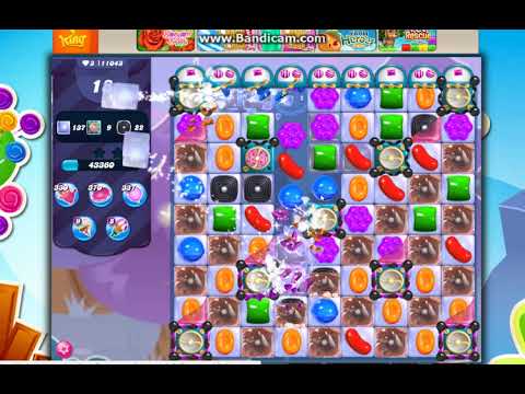 Candy Crush Saga Level 11043 - 22 Moves NO BOOSTERS