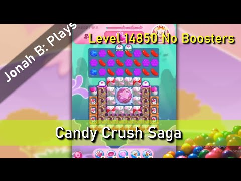 Candy Crush Saga Level 14850 No Boosters