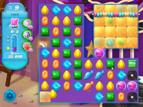 Candy Crush Soda Saga Level 1185 - NO BOOSTERS