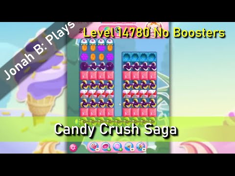 Candy Crush Saga Level 14780 No Boosters