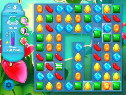 Candy Crush Soda Saga Level 1495 - NO BOOSTERS