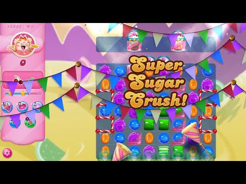 Candy Crush Saga Level 12942 (2nd version, No boosters)