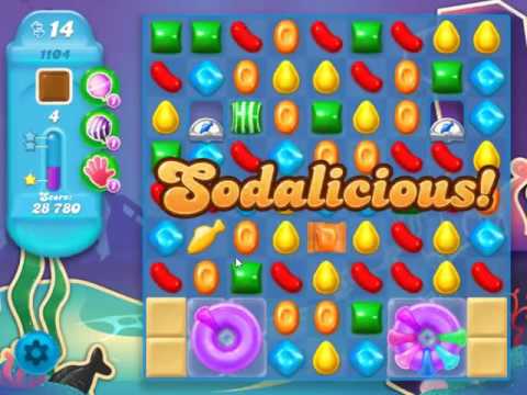 Candy Crush Soda Saga Level 1104 - NO BOOSTERS