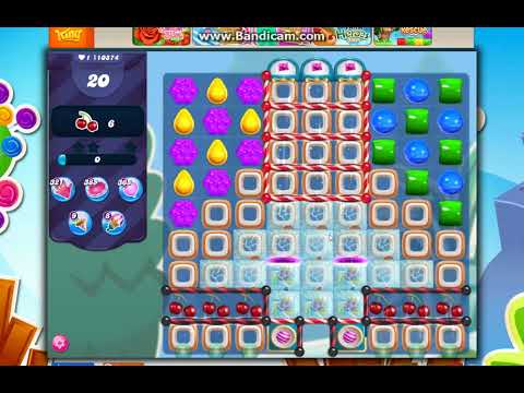 Candy Crush Saga Level 10874 - 20 Moves NO BOOSTERS