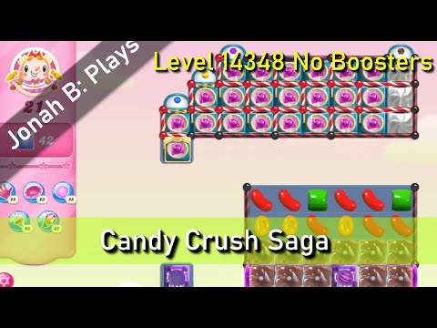 Candy Crush Saga Level 14348 No Boosters