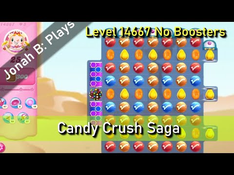 Candy Crush Saga Level 14667 No Boosters