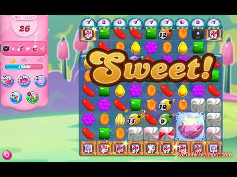 Candy Crush Saga Level 11257 (3 stars, No boosters)