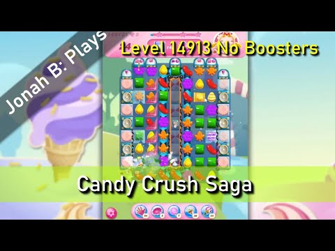 Candy Crush Saga Level 14913 No Boosters