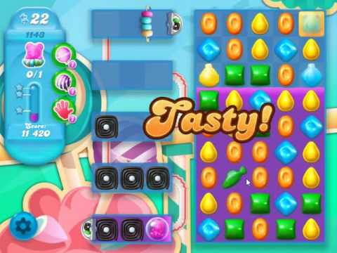 Candy Crush Soda Saga Level 1143 - NO BOOSTERS