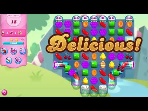 Candy Crush Saga Level 9661 NO BOOSTERS