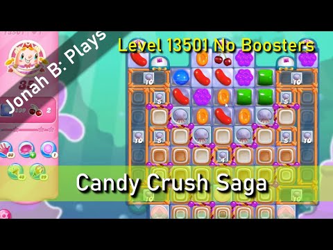 Candy Crush Saga Level 13501 No Boosters