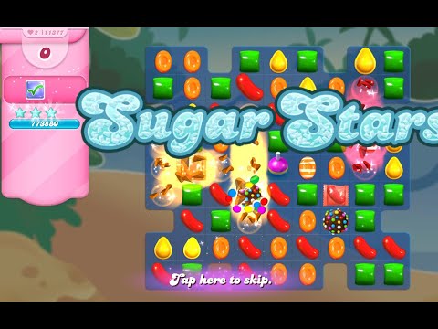 Candy Crush Saga Level 11377 (Sugar stars, No boosters)