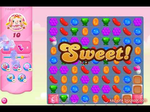 Candy Crush Saga Level 14400 (3 stars, NO boosters)