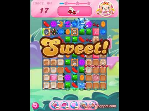 Candy Crush Saga Level 13662 (3 stars, NO boosters)