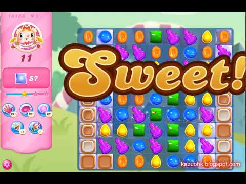 Candy Crush Saga Level 14158 (3 stars, NO boosters)