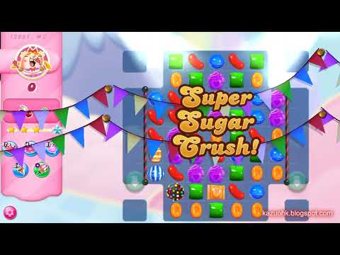 Candy Crush Saga Level 12951 (3 stars, No boosters)